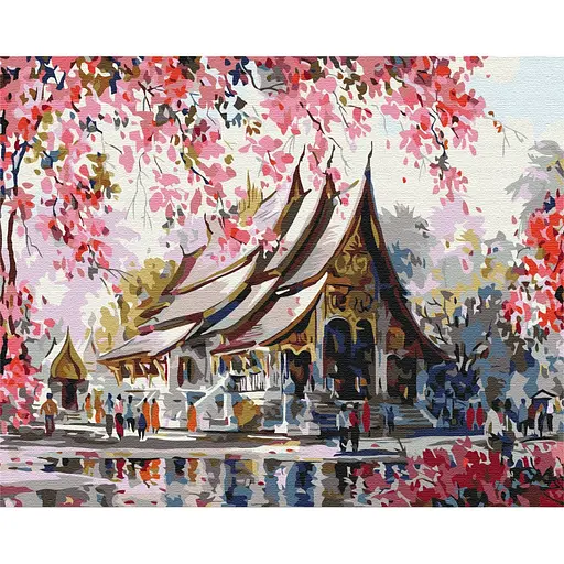 Картина за номерами Тайський храм Brushme 40x50 см кольорова 000278015
