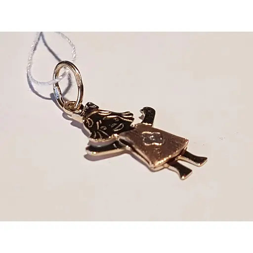 Золота підвіска Столична Ювелірна Фабрика Дівчинка. 423744ж - фото 2