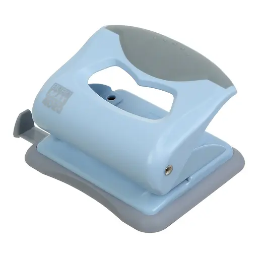 Діркопробивач пластиковий PASTEL, до 20 аркушів, блакитний