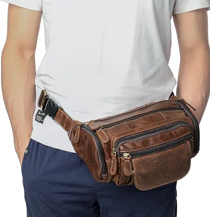 Чоловіча шкіряна сумка Bexhill 32х9х9,5 см sum0023141 - фото 5