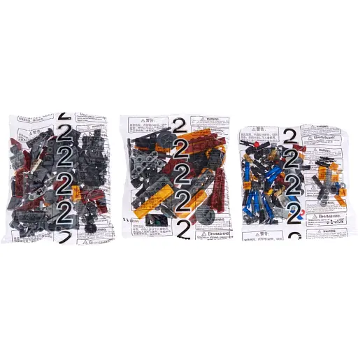 Конструктор Zipp Toys Потяг DPK32 з рельсами, жовтий - фото 11