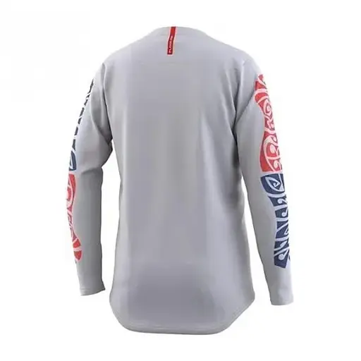 Велоджерси Troy Lee Designs Young Flowline LS Jersey Tripper Cement L (1106-365952004) - фото 2
