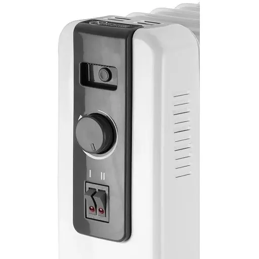 Масляний обігрівач Neo Tools 2000 Вт площа обогріву 25 кв.м підлоговий білий (90-152) - фото 2