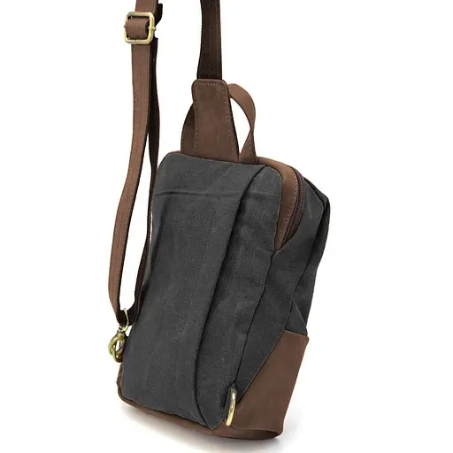 Кожаная сумка-слинг Tarwa 28х22х7 см sum0025529 - фото 4