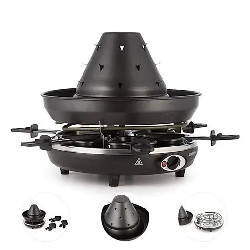 Раклет гриль Klarstein Taste Volcano 2-в-1 1500 Вт (10030307) - фото 3