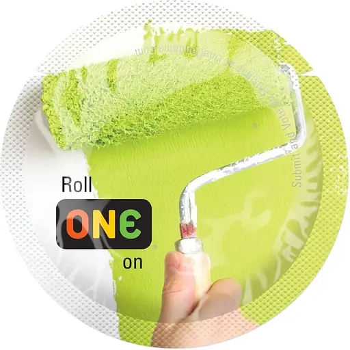 Презерватив One Color Sensations - Roll One on (Green) 1 шт. - фото 2
