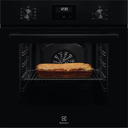 Духовой шкаф электрический Electrolux 65 л A дисплей конвекция телескопические направляющие черный