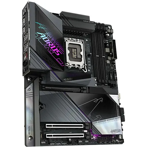 Материнська плата Gigabyte Z890 AORUS MASTER s1851 Z890 4xDDR5 M.2 USB Type-C Wi-Fi BT ATX - фото 2