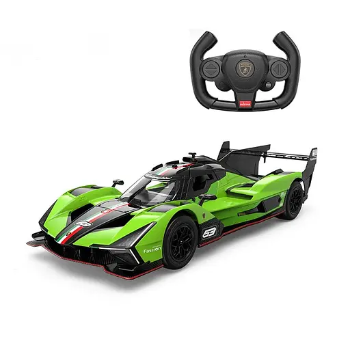 Машинка Lamborghini SC63 зелений RASTAR модель 1:14 Автомобіль на дистанційному керуванні + пульт - фото 2