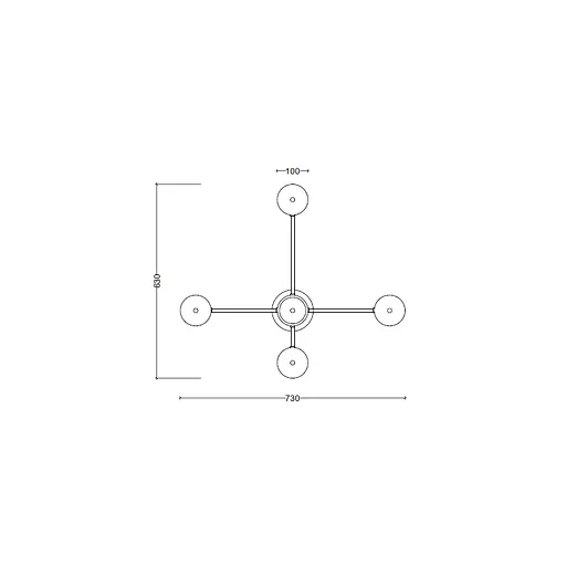 Настінний світильник SV0035-4 BK 3000К - фото 2