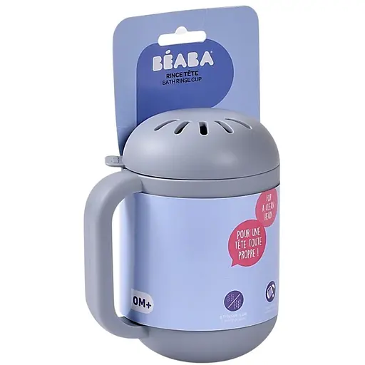 Ковшик для купания Beaba силиконовый серый (920411) - фото 7