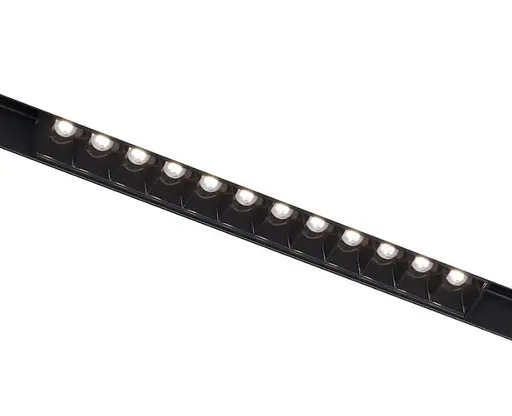Світильник магнітний трековий Kloodi KDMG-LINE220 DL 12W 4K BK - фото 3