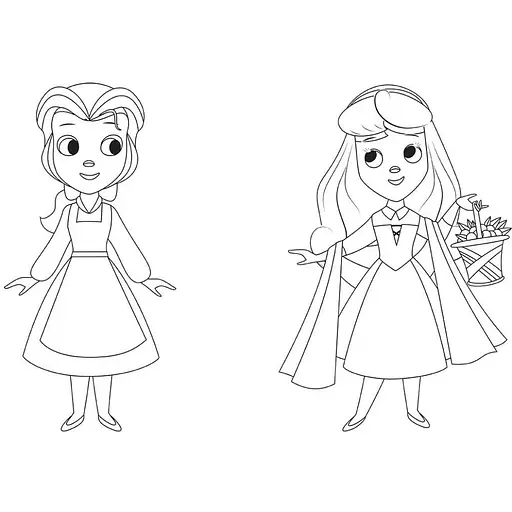 Раскраска "Игра с цветом. Принцесса" Ранок 1426002 Disney Малыш, 12 страниц - фото 2