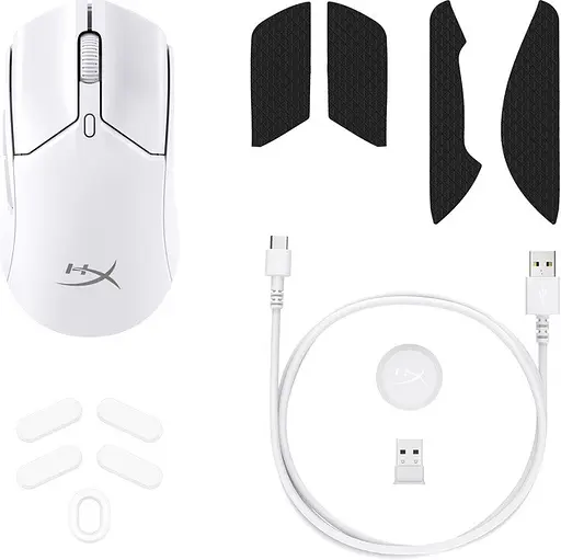 Игровая мышь HyperX Pulsefire Haste 2 Mini белая (7D389AA) - фото 6