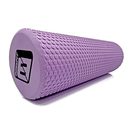 Массажный ролик EasyFit Foam Roller 45 см Фиолетовый (EF-2030-V) - фото 1