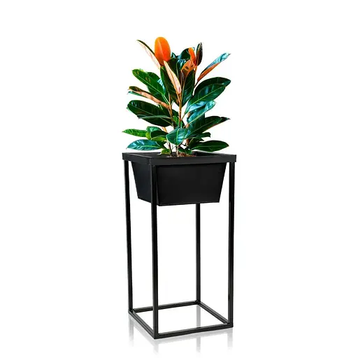 Кашпо Engard на металевій підставці 30х30х60/30х30х16 см (ME-02) - фото 6