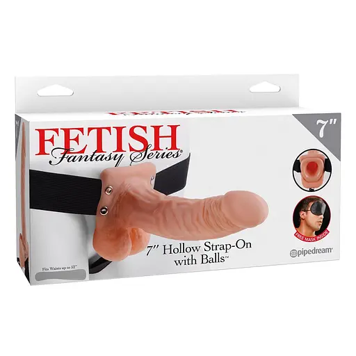 Страпон полый Fetish Fantasy Series 20 см телесный
