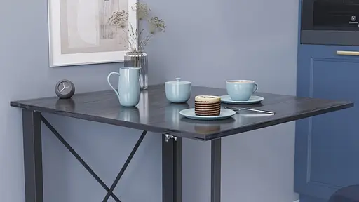 Стіл-книга трансформер Оріон 1 Ferrum-decor 750x810x730 Чорний метал ДСП Сосна Кембра 16 мм (FRD-104599) - фото 5