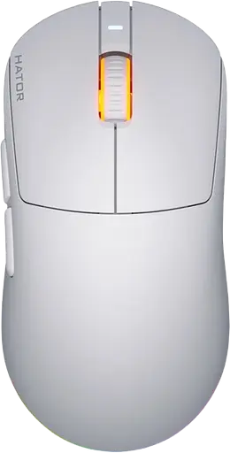 Мышь беспроводная Hator Quasar 3 RGB White (HTM731)