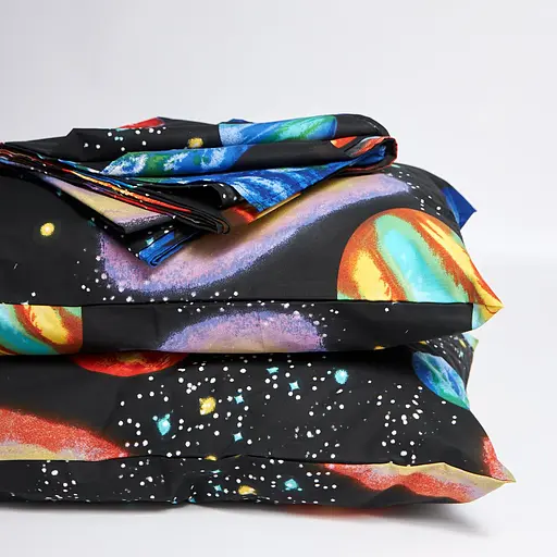 Постільний набір Moon&Star (простирадло 220х240 см + 2 наволочки 70х70 см) Бязь Gold Люкс Universe Magic - фото 4