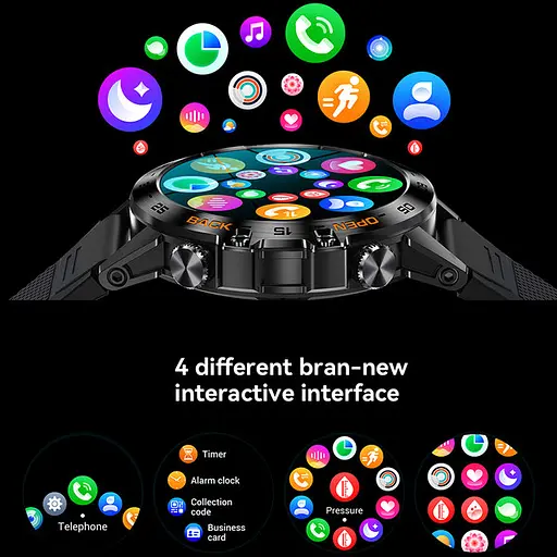 Розумний годинник Smart Delta K52 (2 ремінці) Чорний - фото 9