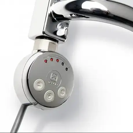 Електричний нагрівач ТЕН для рушникосушки TERMA MEG 300W хром кабель спіральний - фото 3