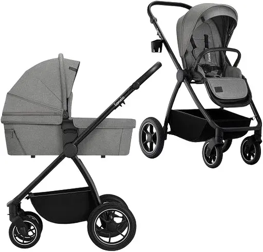Универсальная коляска 2 в 1 Lionelo Meril Grey Stone (LO-MERIL 2IN1 GREY STONE) - фото 1