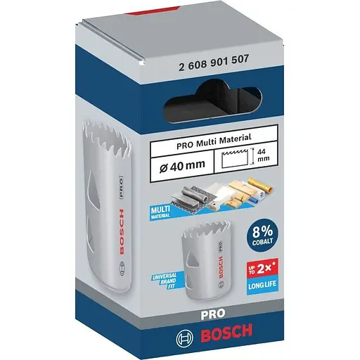 Коронка Bosch Professional Multi Material 40 мм з різьбою (2.608.901.507) - фото 3
