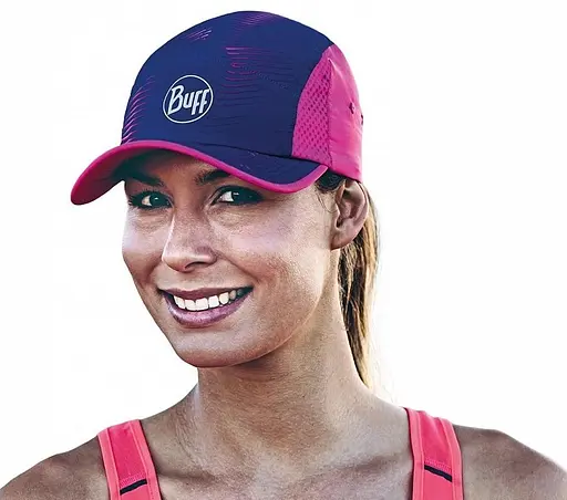Кепка Buff Run Cap Pink/Blue (1033-BU 117192.538.10.00) - фото 2