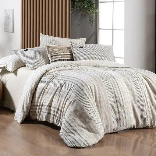 Постільна білизна Calamor Bej Варена Бавовна Sarev pbe0051750 - фото 1