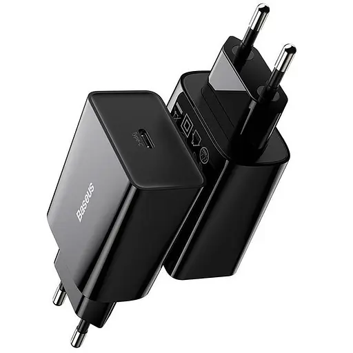 МЗП Baseus Speed Mini Quick Charger 20W (1USB-C) (CCFS-S) Чорний - фото 4