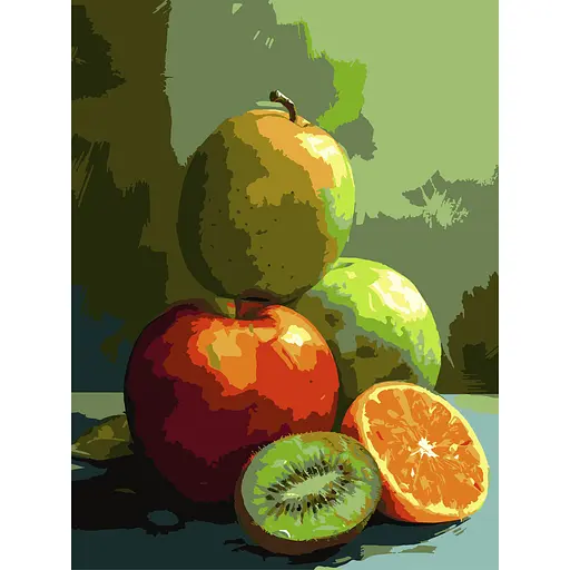 Картина по номерам Strateg Сочные фрукты 30х40 см (SS-1268) - фото 1