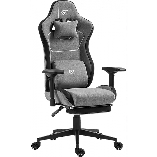 Геймерське крісло GT Racer X-2305 Fabric Gray/Black (X-2305 Fabric Gray/Black) - фото 1