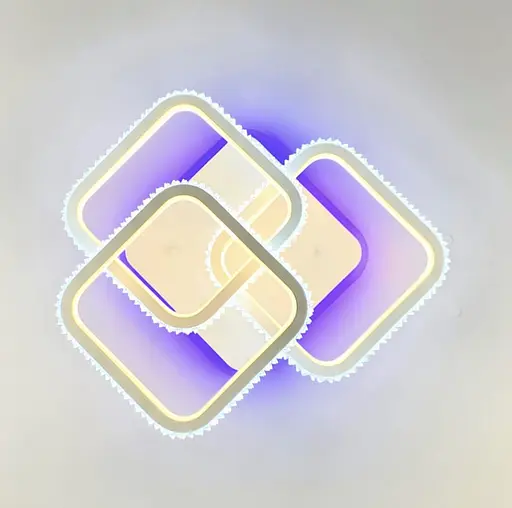 Потолочная светодиодная люстра с подсветкой RGB | Ст. A 77075-3 WT | Line F - фото 8