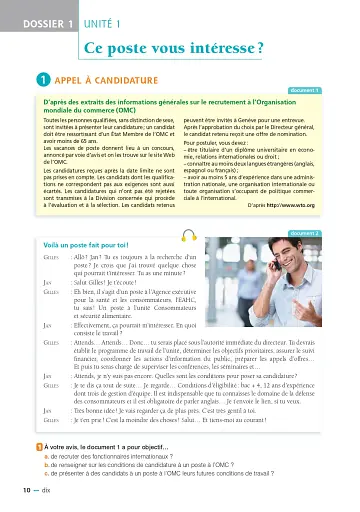 Objectif Diplomatie Niveau 2. Livre + CD audio - фото 9