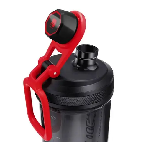 Шейкер спортивний електричний VOLTRX Gallium 600 мл Tritan Red (Gallium_Red) - фото 3