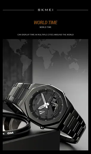 Наручний годинник чоловічий Skmei 1816 Silver White, 1816SIWT (18419) - фото 5