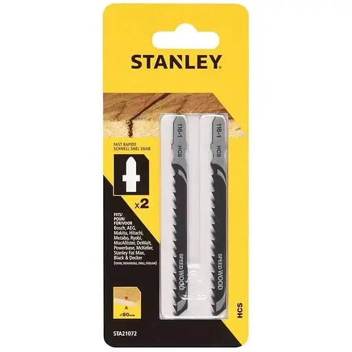 Пильное полотно Stanley для древесины грубого распила длина 100 мм (STA21072)