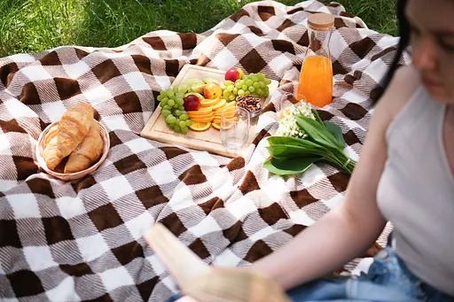 Плед Ardesto Flannel 160х200 см клетка бежевый (ART0103PB) - фото 8