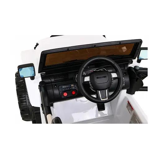 Електромобіль Ramiz Jeep All Terrain 12 В на пульті керування, White (PA.BDM0905.BIA) - фото 10
