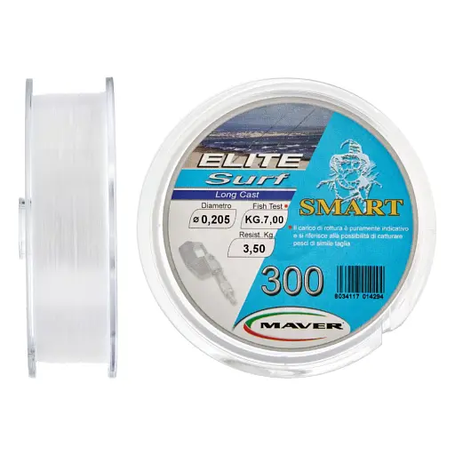 Волосінь Smart Elite Surf 300 м 0.205 мм 3.5 кг
