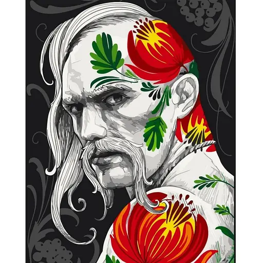 Картина за номерами ArtCraft Козак ©VYSHNOV__TATTOOART без підрамника 10054-ACNF 40x50 см - фото 1