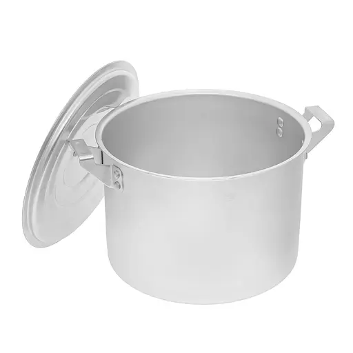 Кастрюля матовая алюминиевая с крышкой 3.5 л, Interos Серый 85664 - фото 3