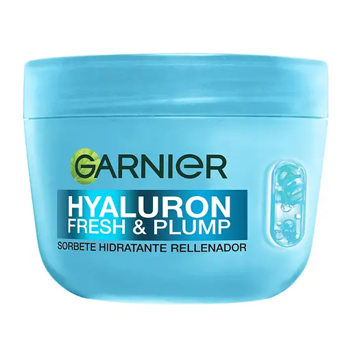 Крем-сорбет для лица Garnier Hyaluron Fresh & Plump увлажняющий с гиалуроновой кислотой для придания свежести и упругости коже 85 г