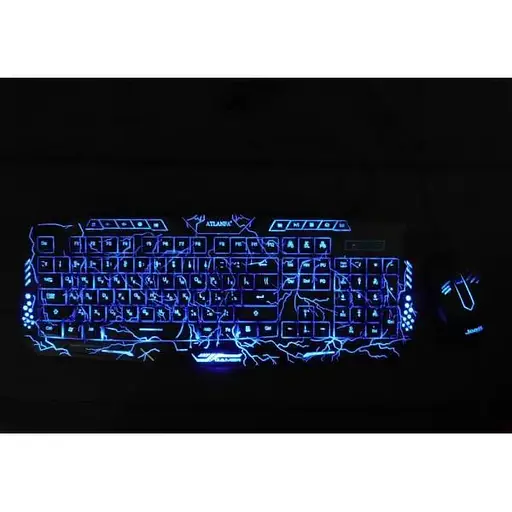 Игровая компьютерная клавиатура Atlanfa M200L с LED подсветкой - фото 8