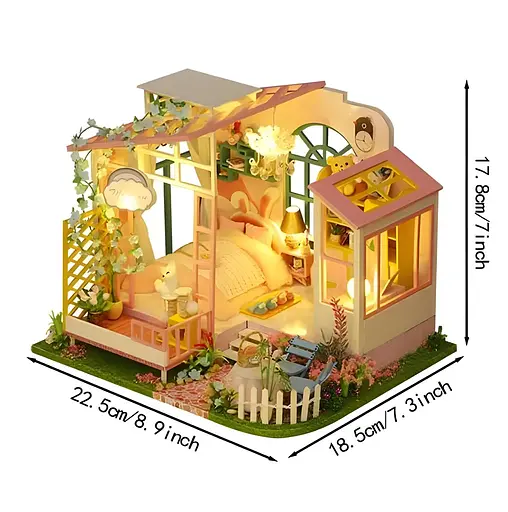 3D конструктор Румбокс Країна мрій Flower Dream своїми руками, світлові ефекти - фото 2