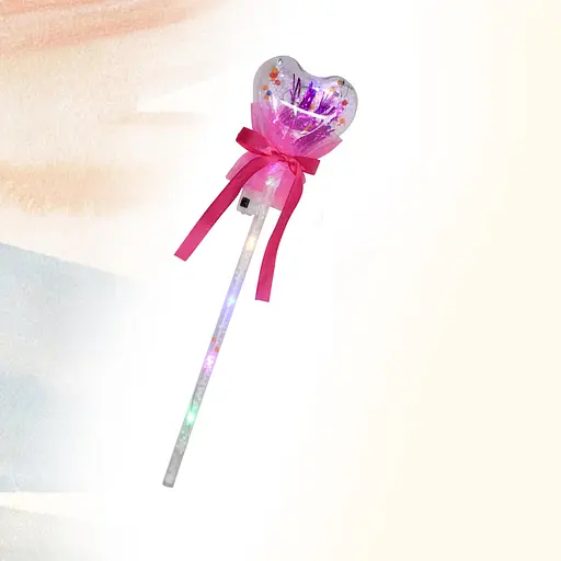 Іграшка зі світлом Серце на паличці 38 см - фото 2