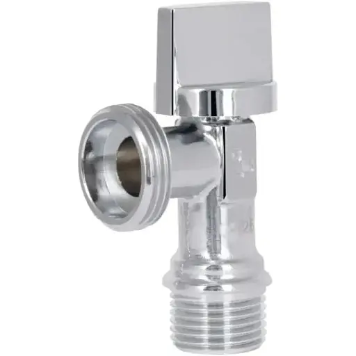 Кран приладовий Thermo Alliance Base Арко 1/2"Зх3/4" З хром, кутовий латунний SD185W1520 - фото 1