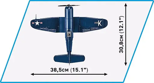 Конструктор COBI літак 1:32 F4U-4 Corsair 2417 - фото 4