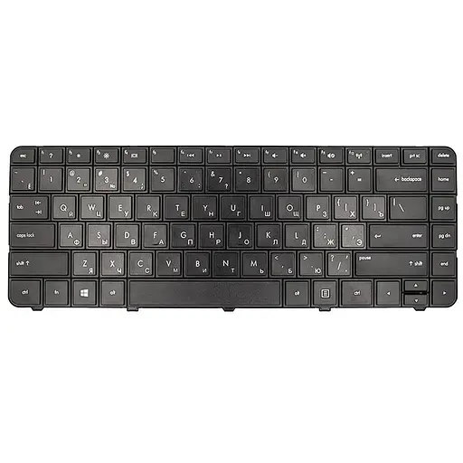 Клавiатура для ноутбука HP 242 G1, 242 G2 чoрний, без фрейма